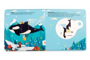 strona z książeczki dla dzieci Niesamowite Zwierzęta - Maszyny